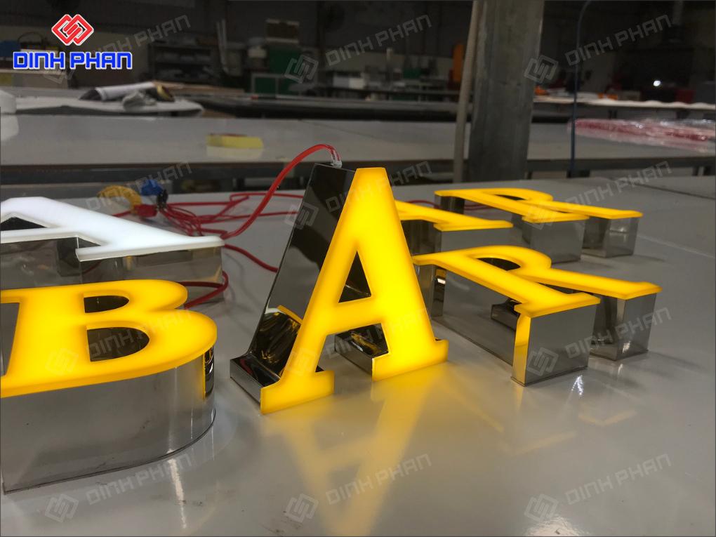 Gia Công Chữ Inox BMT Theo Yêu Cầu, Giá Rẻ