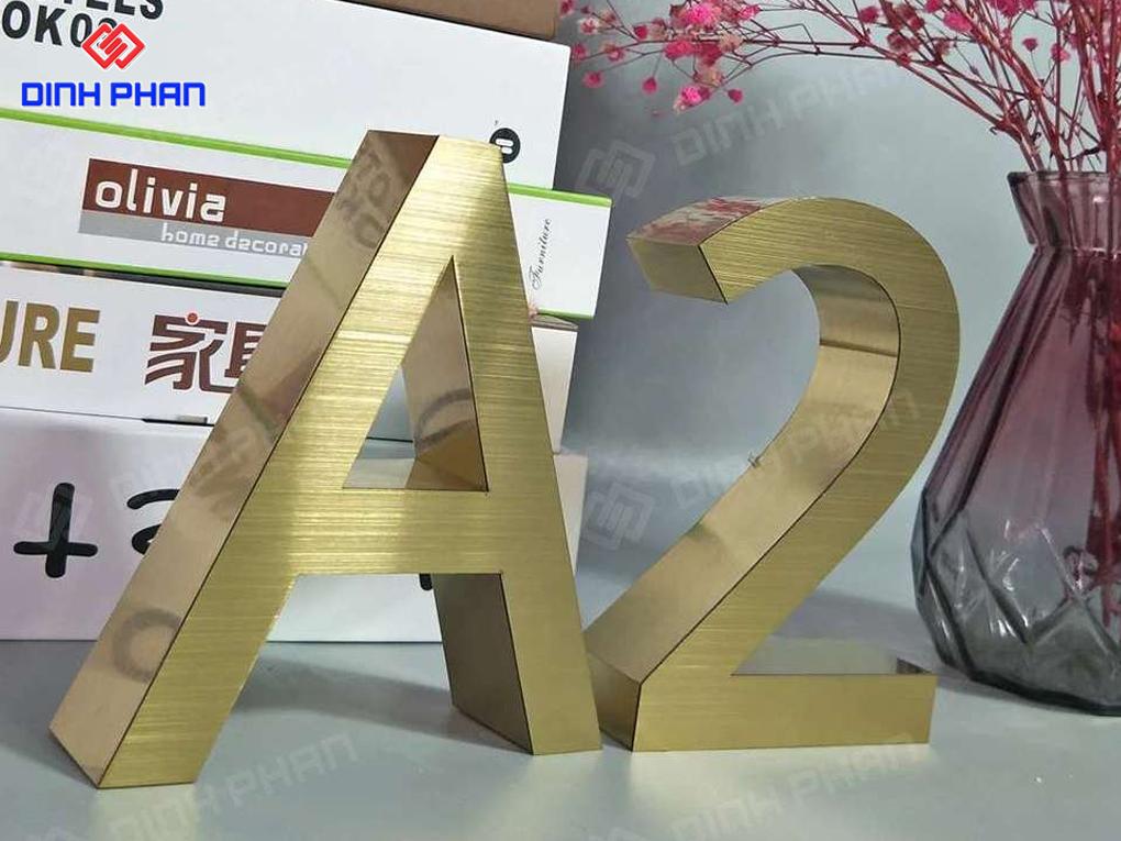 Gia Công Chữ Inox BMT Theo Yêu Cầu, Giá Rẻ
