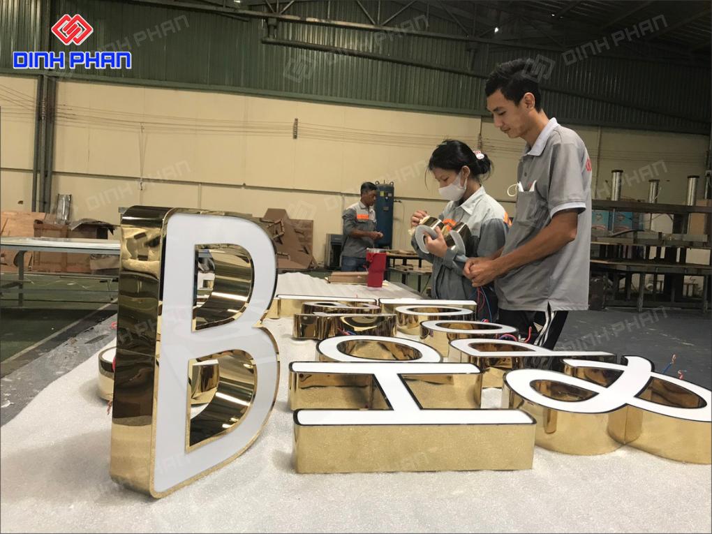 Gia Công Chữ Inox BMT Theo Yêu Cầu, Giá Rẻ