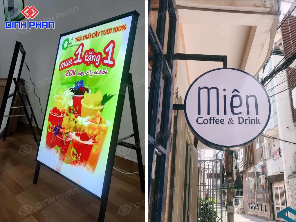 Làm Bảng Hiệu Hộp Đèn BMT Trọn Gói, Bền Đẹp, Giá Rẻ