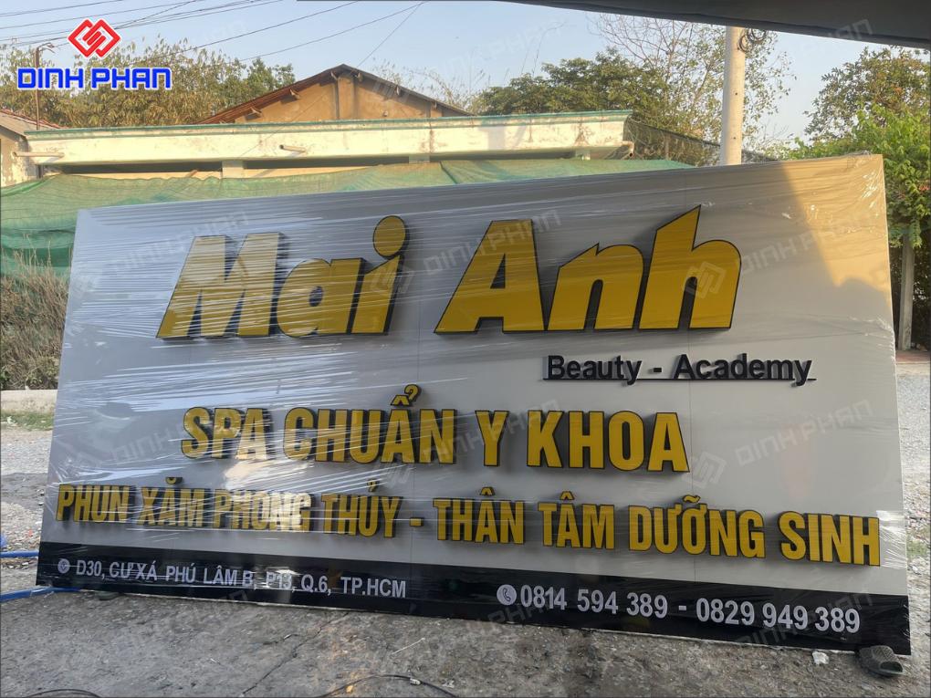 Làm Bảng Hiệu Spa BMT Trọn Gói, Hợp Xu Hướng, Giá Rẻ