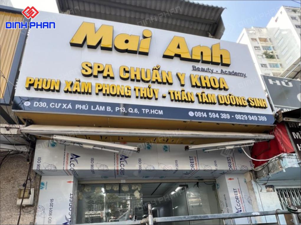 Làm Bảng Hiệu Spa BMT Trọn Gói, Hợp Xu Hướng, Giá Rẻ