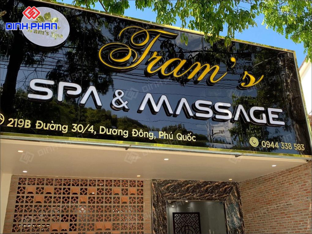 Làm Bảng Hiệu Spa BMT Trọn Gói, Hợp Xu Hướng, Giá Rẻ