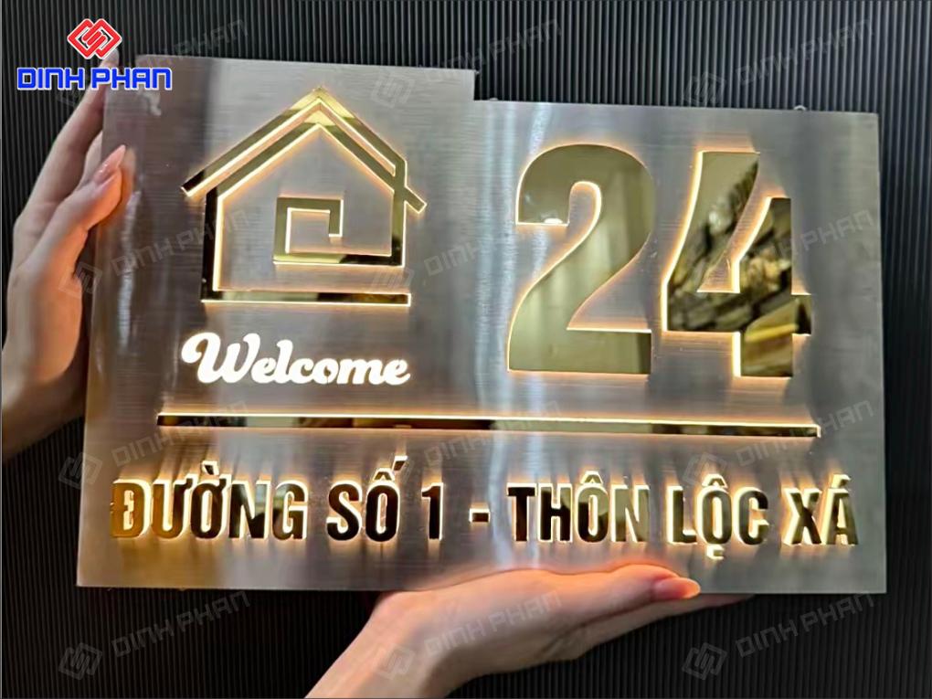 Làm Biển Số Nhà BMT Rẻ Đẹp