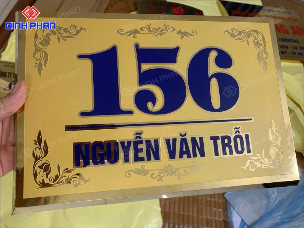 Làm Biển Số Nhà BMT Rẻ Đẹp