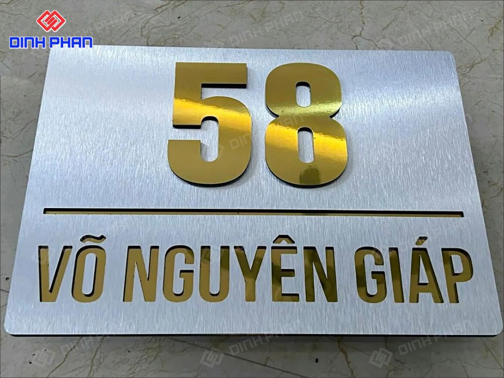 Làm Biển Số Nhà BMT Rẻ Đẹp