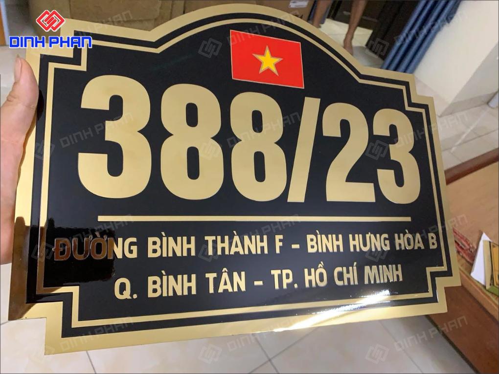 Làm Biển Số Nhà BMT Rẻ Đẹp
