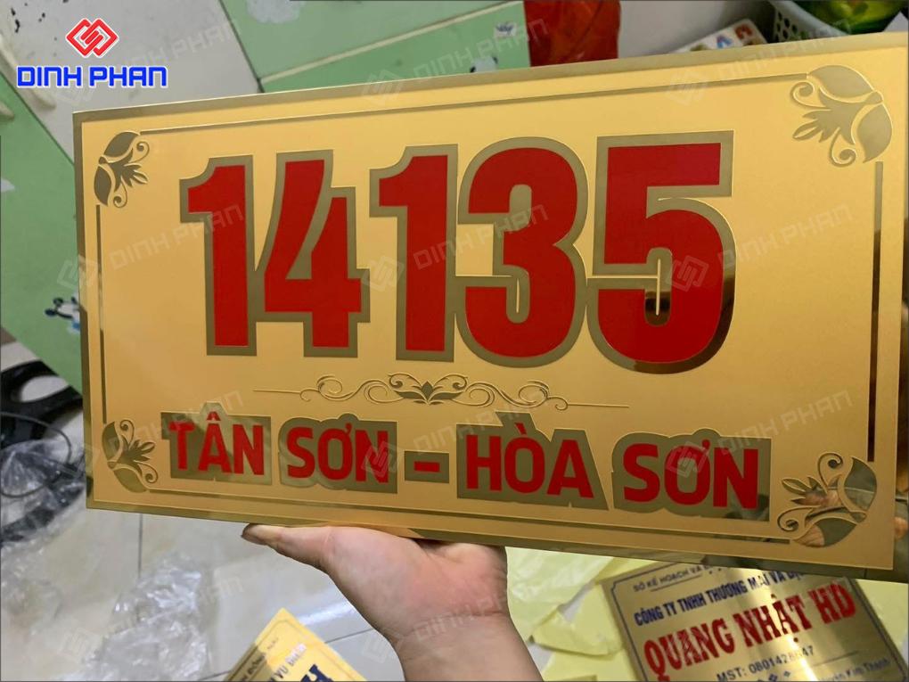 Làm Biển Số Nhà BMT Rẻ Đẹp