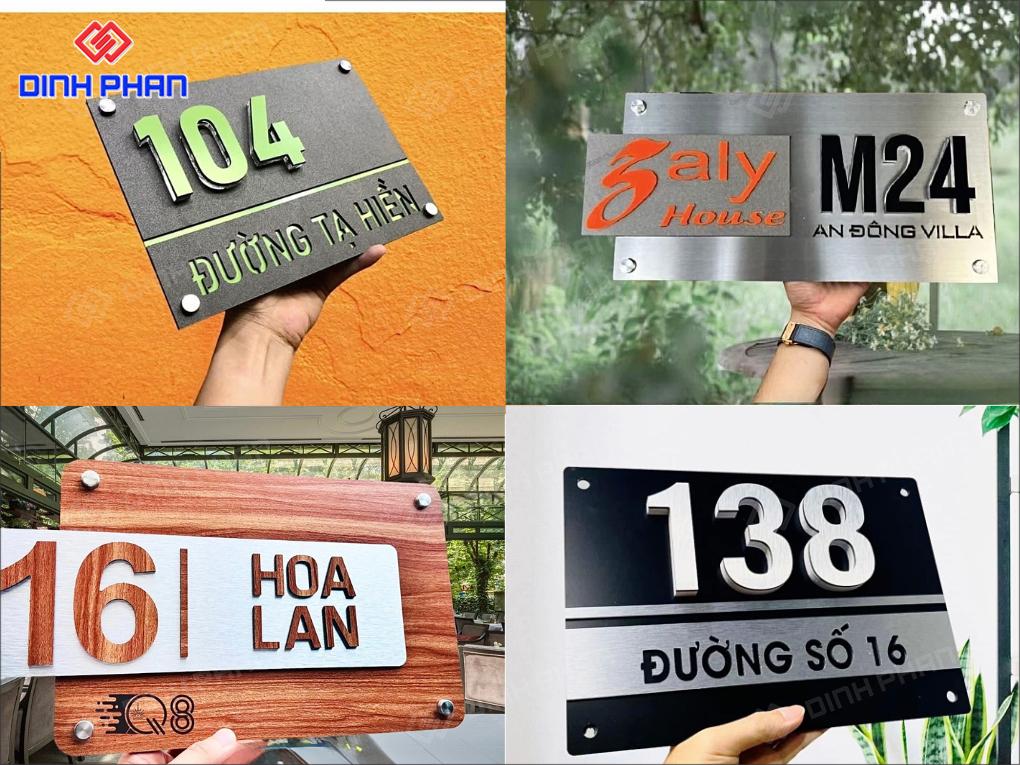 Làm Biển Số Nhà BMT Đẹp, Trọn Gói, Giá Rẻ