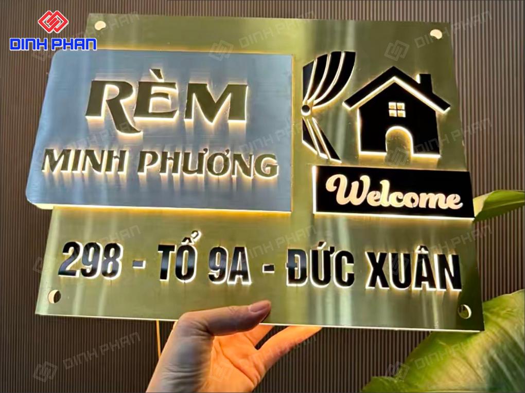 Làm Biển Số Nhà BMT Rẻ Đẹp