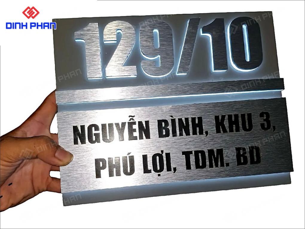 Làm Biển Số Nhà BMT Rẻ Đẹp