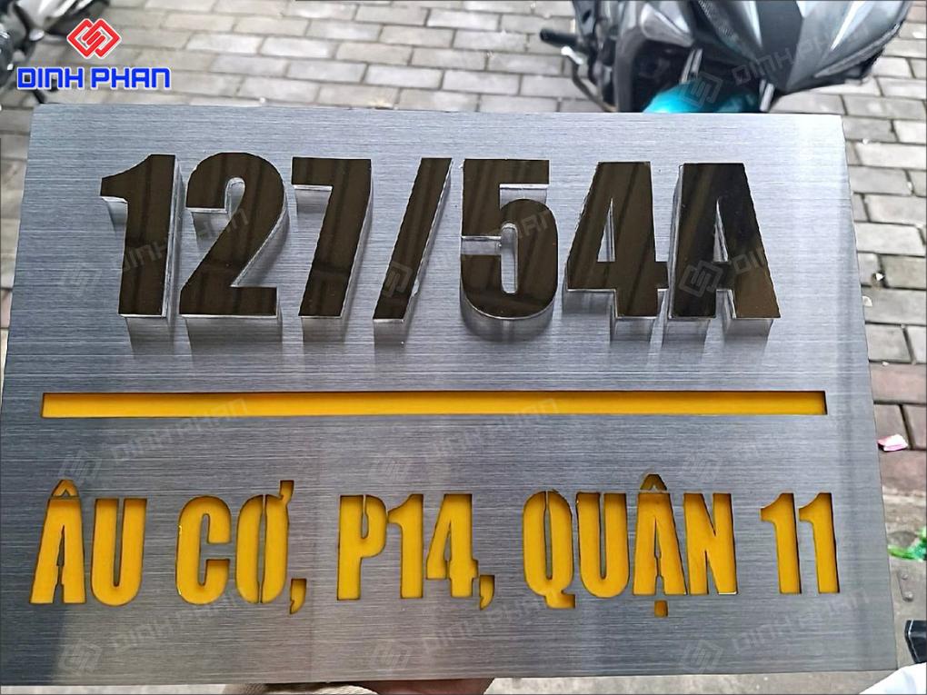 Làm Biển Số Nhà BMT Rẻ Đẹp