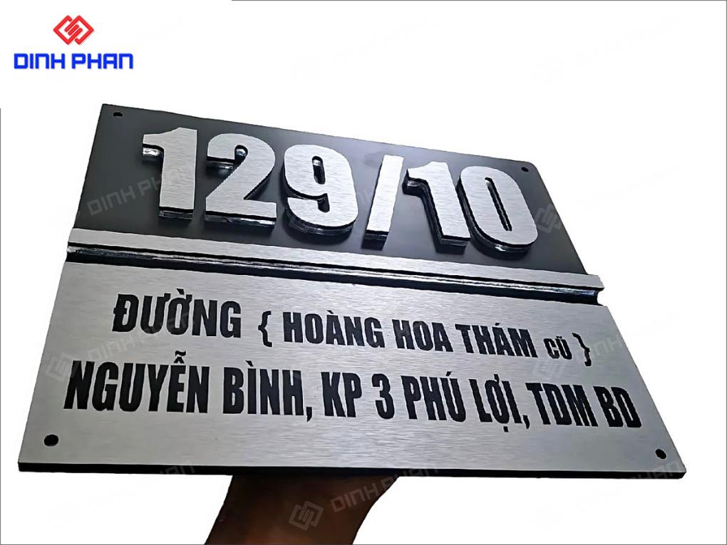 Làm Biển Số Nhà BMT Rẻ Đẹp