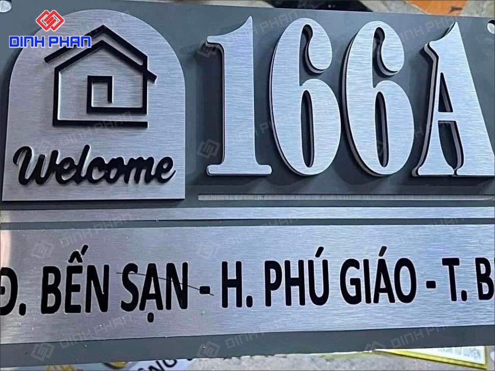 Làm Biển Số Nhà BMT Rẻ Đẹp