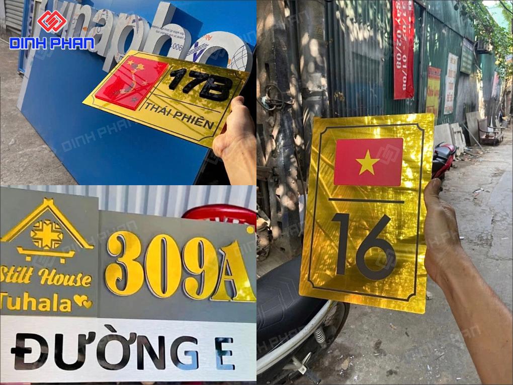 Làm Bảng Số Nhà Đaklak Ấn Tượng, Giá Rẻ