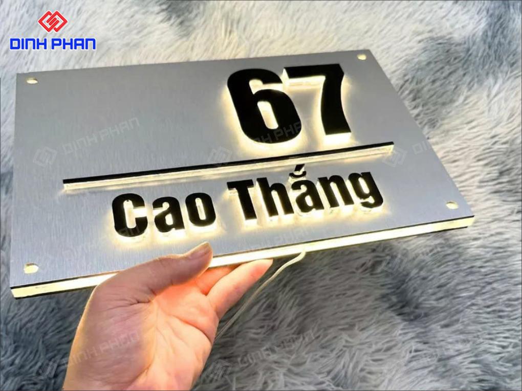 Làm Bảng Số Nhà Đaklak Ấn Tượng, Giá Rẻ