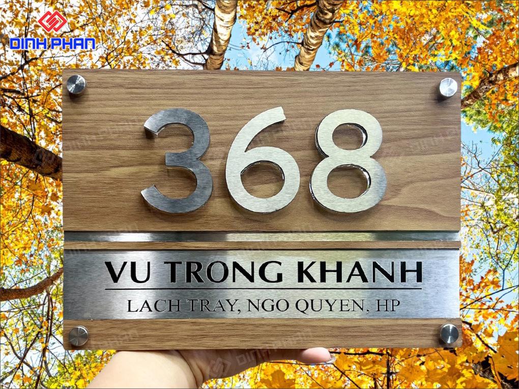 Làm Bảng Số Nhà Đaklak Ấn Tượng, Giá Rẻ