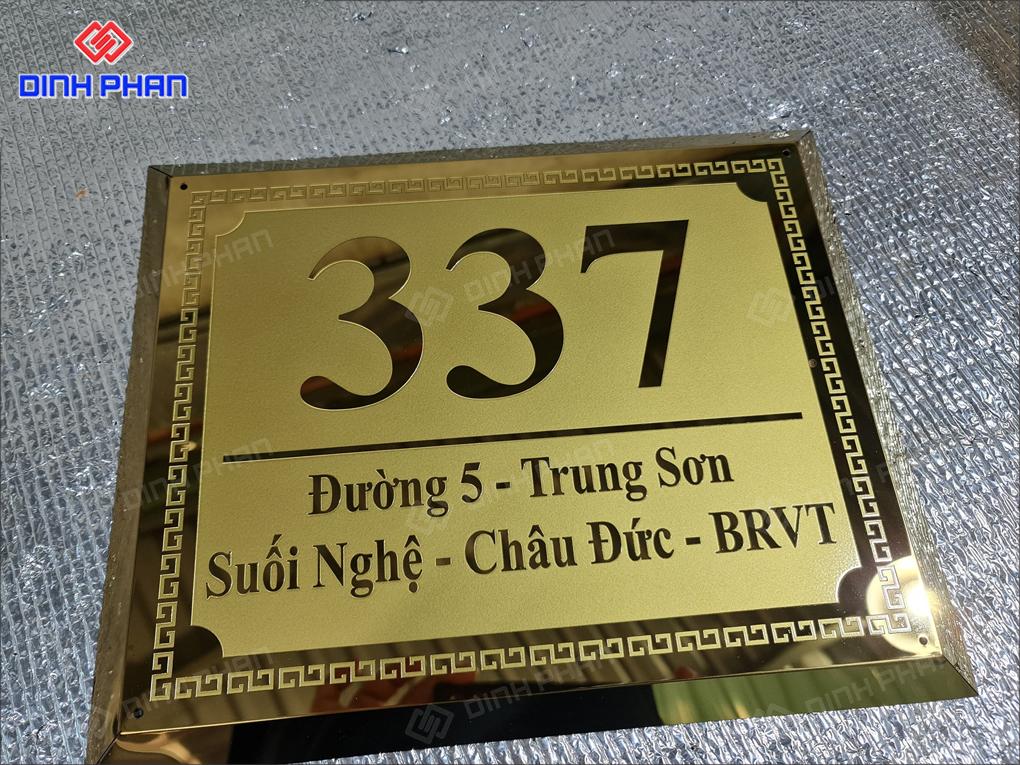 Làm Bảng Số Nhà Đaklak Ấn Tượng, Giá Rẻ