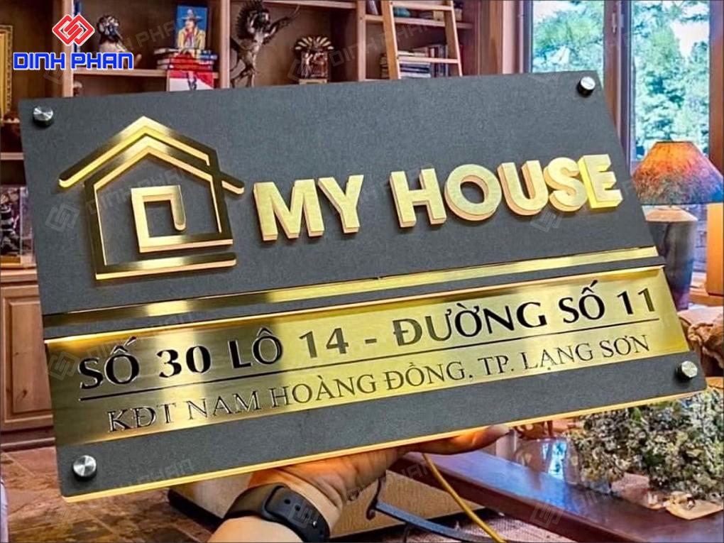 Làm Bảng Số Nhà Đaklak Ấn Tượng, Giá Rẻ