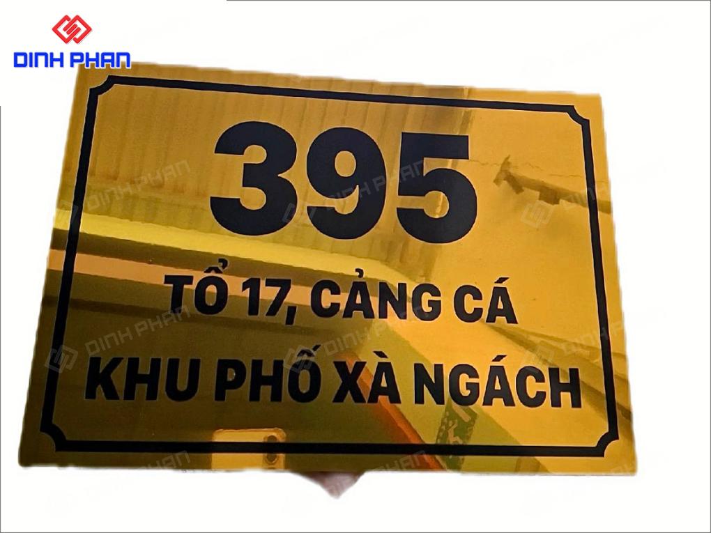 Làm Bảng Số Nhà Đaklak Ấn Tượng, Giá Rẻ