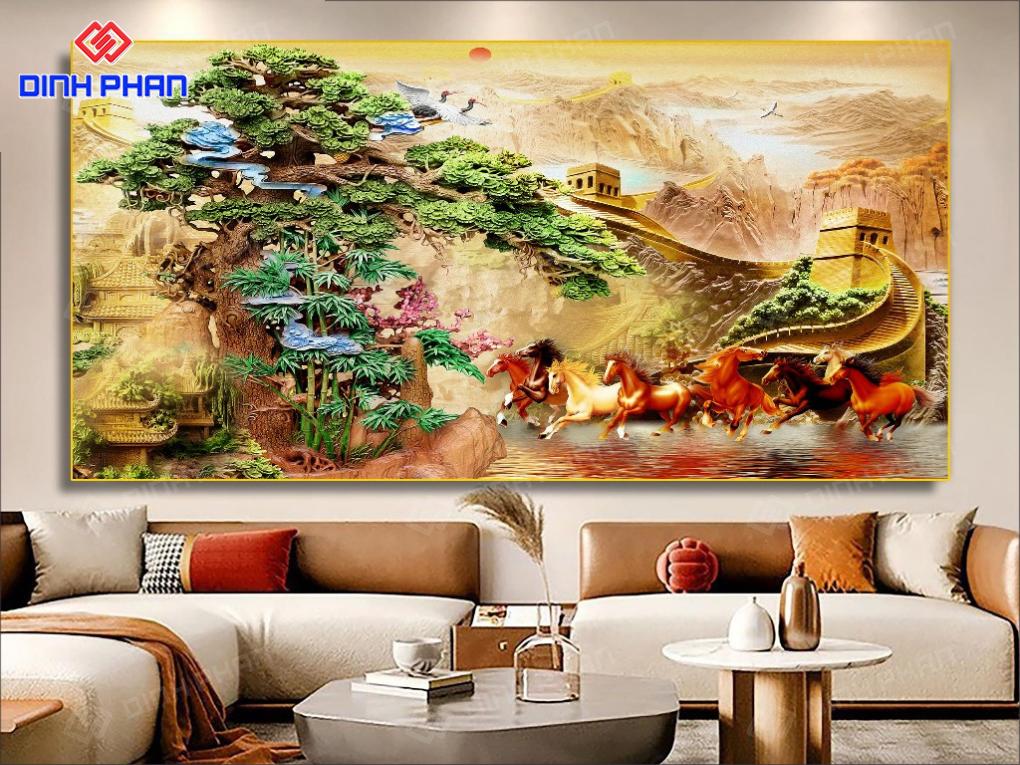 In Tranh Tráng Gương BMT, In Nhanh, Đẹp, Sắc Nét