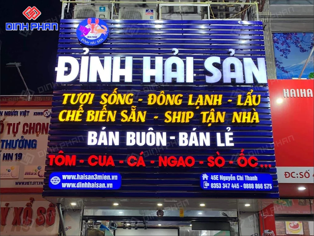 Làm bảng hiệu đẹp tại Đắk Lắk