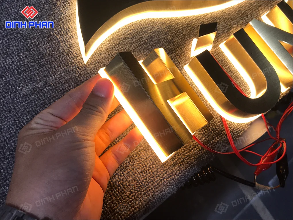 Làm chữ inox BMT giá rẻ, chất lượng và uy tín Làm chữ inox BMT