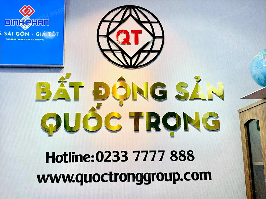 Làm bảng hiệu công ty BMT