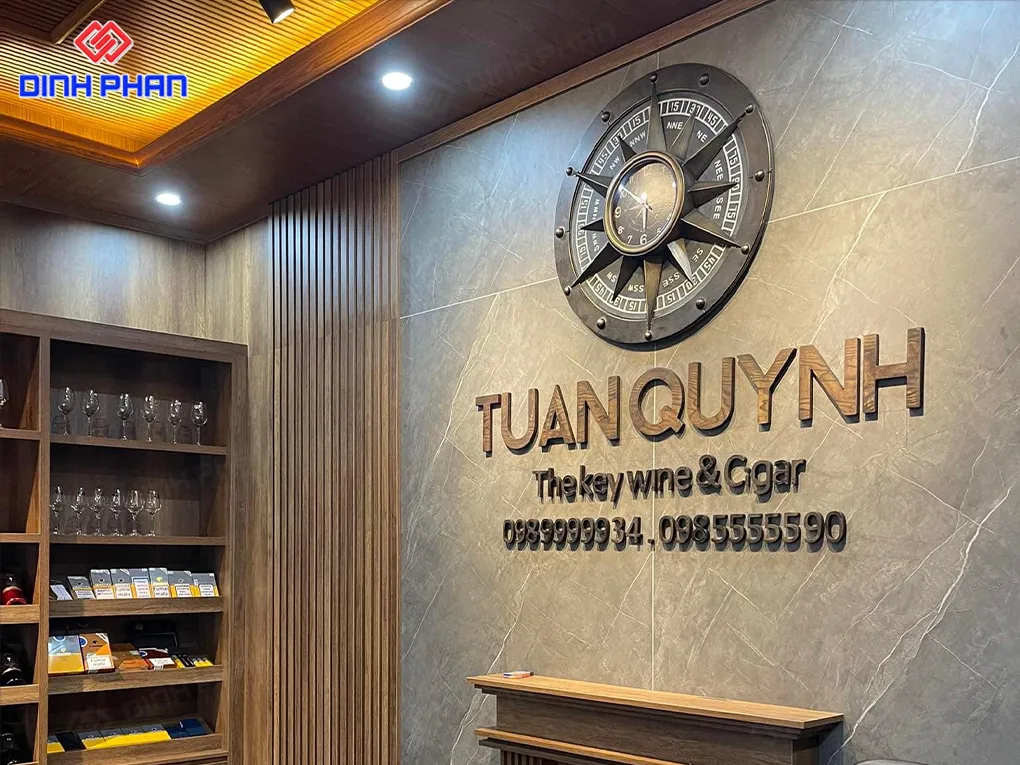 Làm bảng hiệu gỗ BMT giá rẻ, bền, đẹp Làm bảng hiệu gỗ BMT