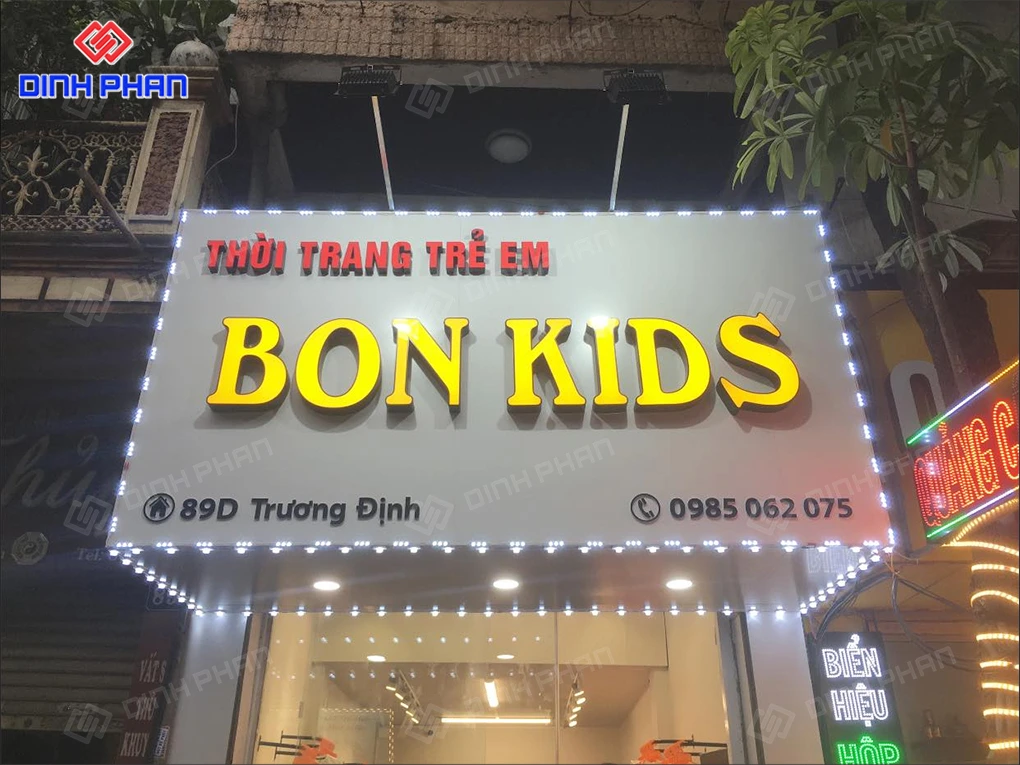 Làm bảng hiệu mica BMT