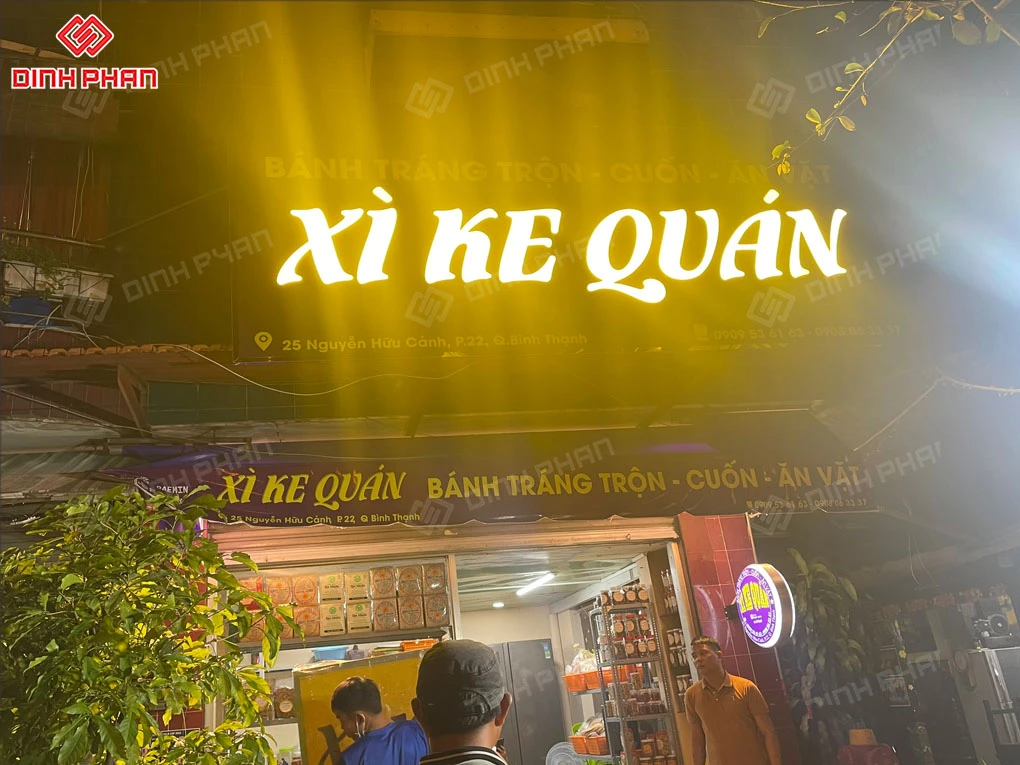 Làm bảng hiệu mica BMT