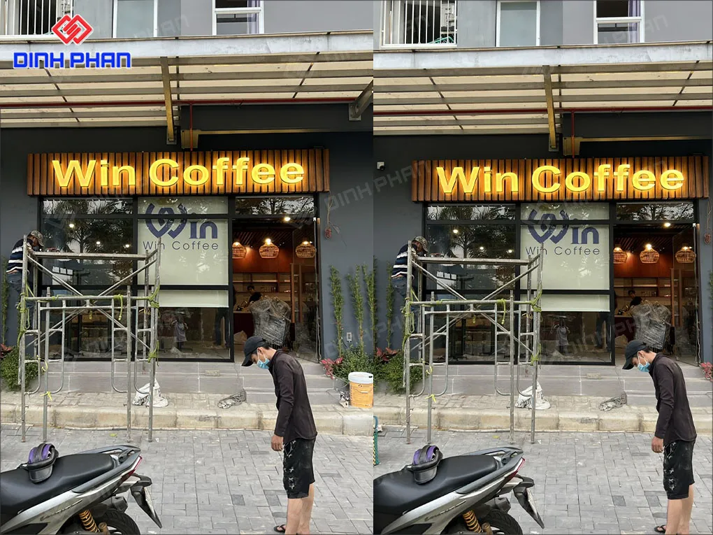 Làm bảng hiệu mica BMT