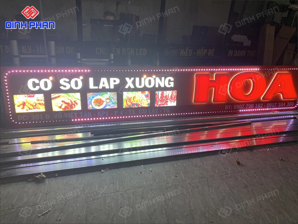 Làm bảng hiệu Neon Sign BMT