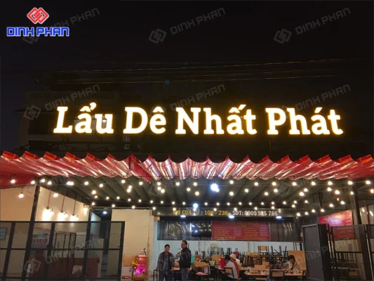 Làm bảng hiệu quảng cáo BMT