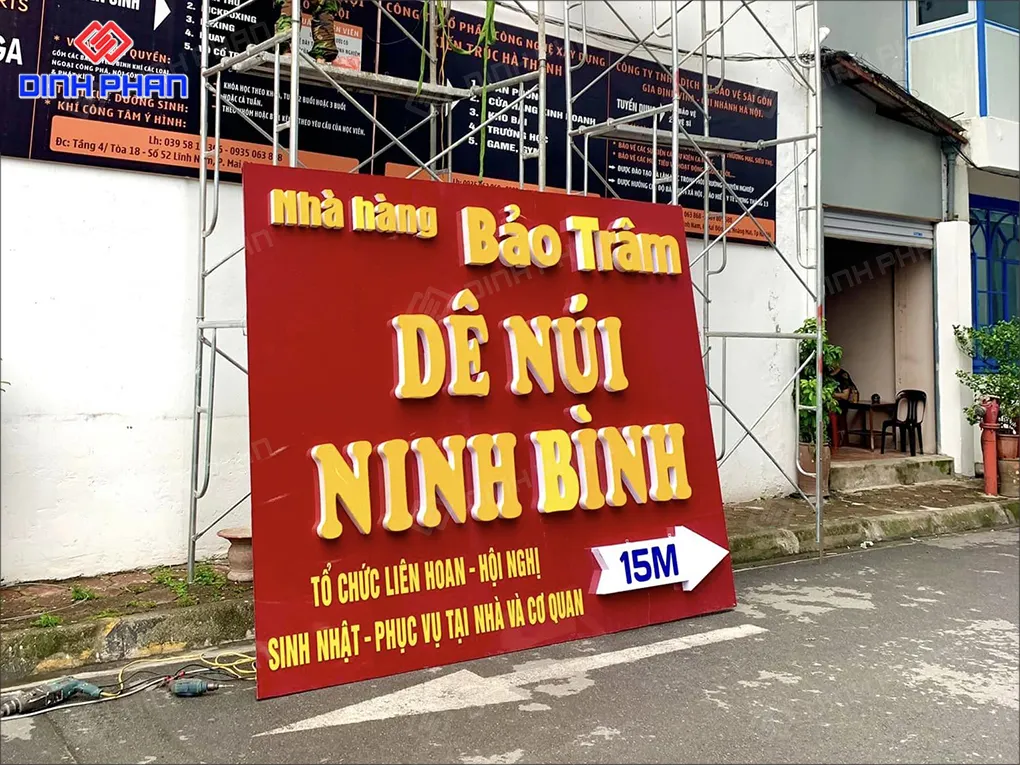 Làm bảng hiệu quảng cáo BMT uy tín, giá rẻ Làm bảng hiệu quảng cáo BMT