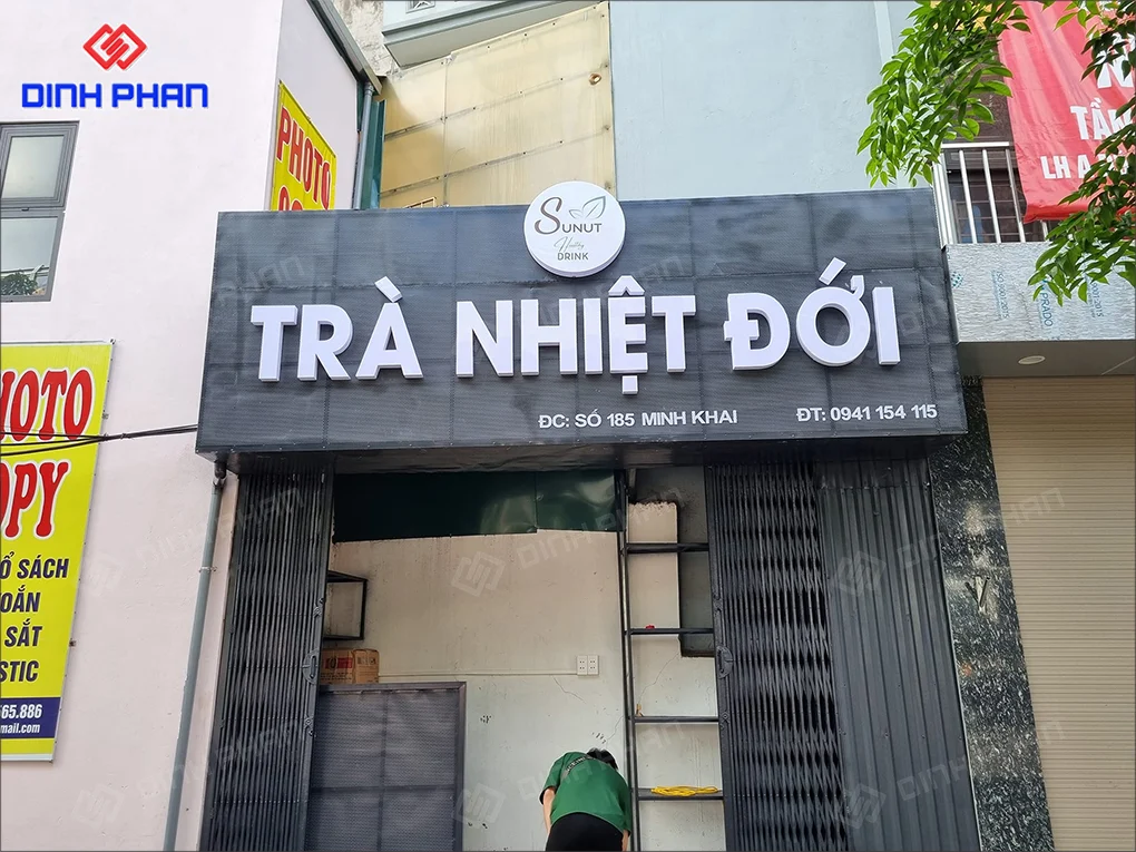 Làm bảng hiệu quảng cáo BMT uy tín, giá rẻ Làm bảng hiệu quảng cáo BMT