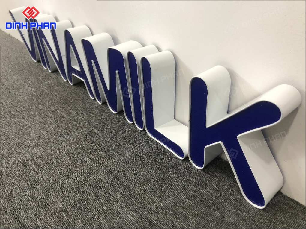 Bộ chữ nổi của Vinamilk