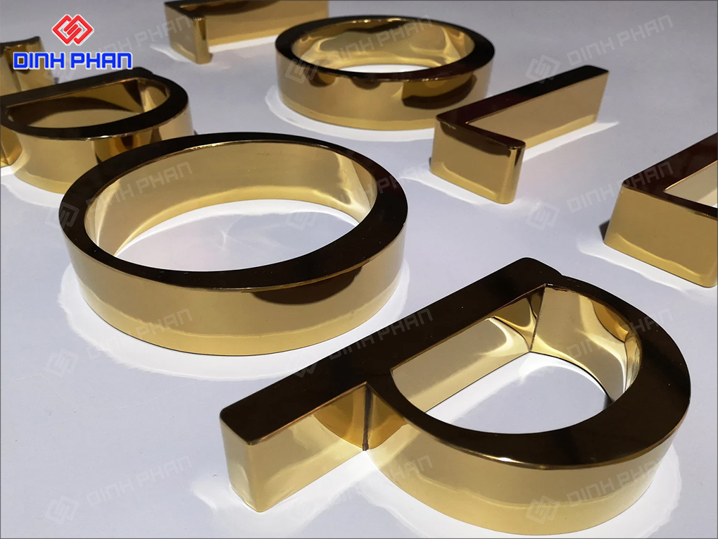 Gia Công Chữ Inox Vàng Tại Buôn Ma Thuột