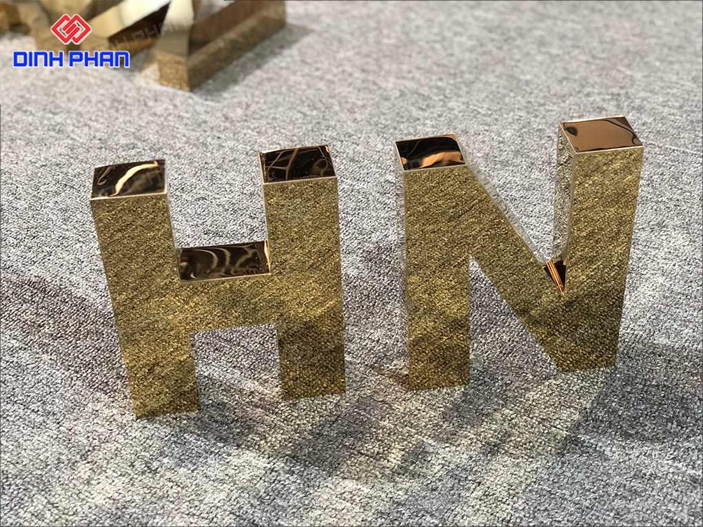 Gia Công Chữ Inox Vàng Tại Buôn Ma Thuột Sang Trọng Gia công chữ inox vàng tại Buôn Ma Thuột