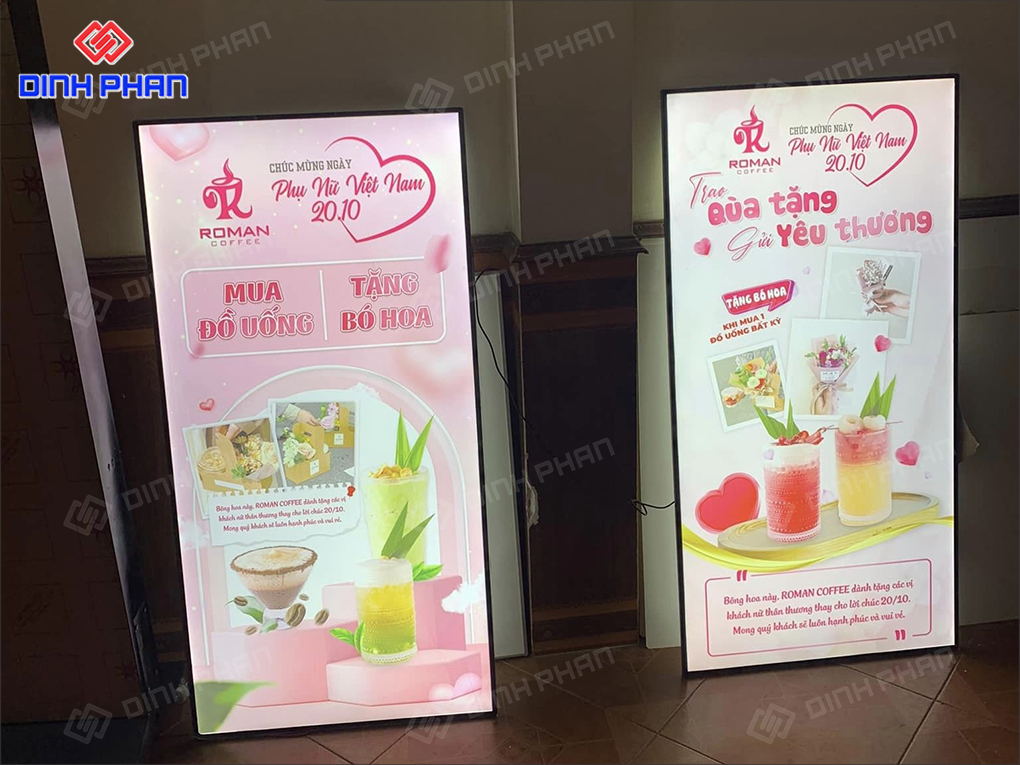 In UV Hộp Đèn Tại Buôn Ma Thuột Hộp đèn Standee