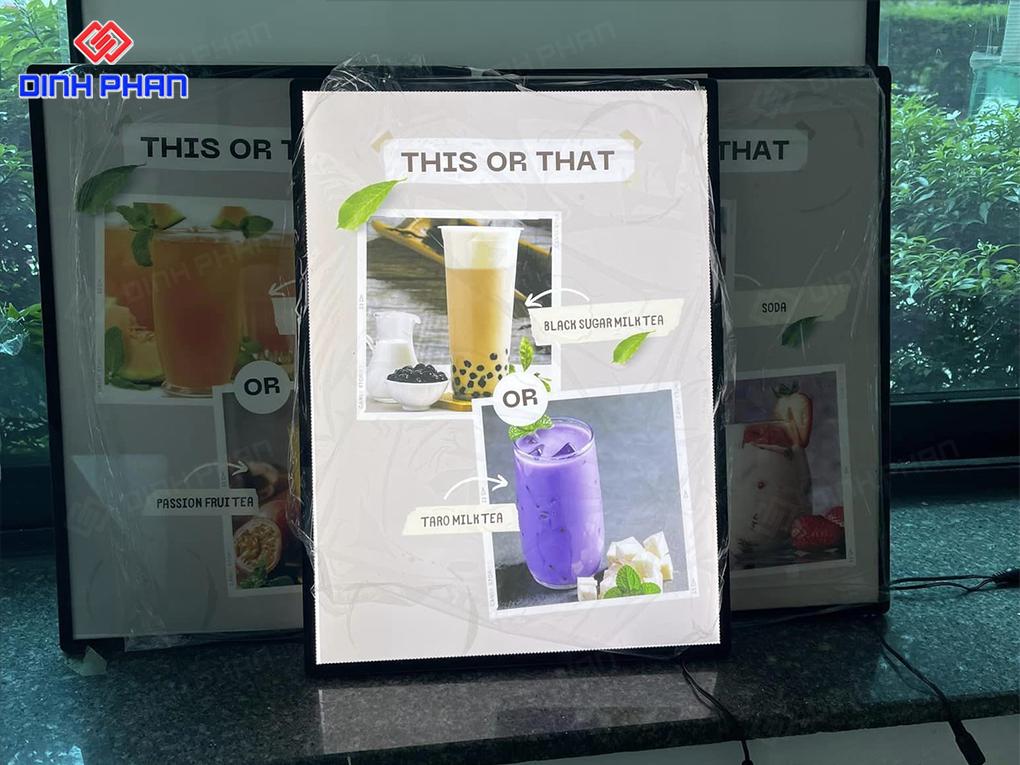 In UV Hộp Đèn Tại Buôn Ma Thuột Hộp đèn menu