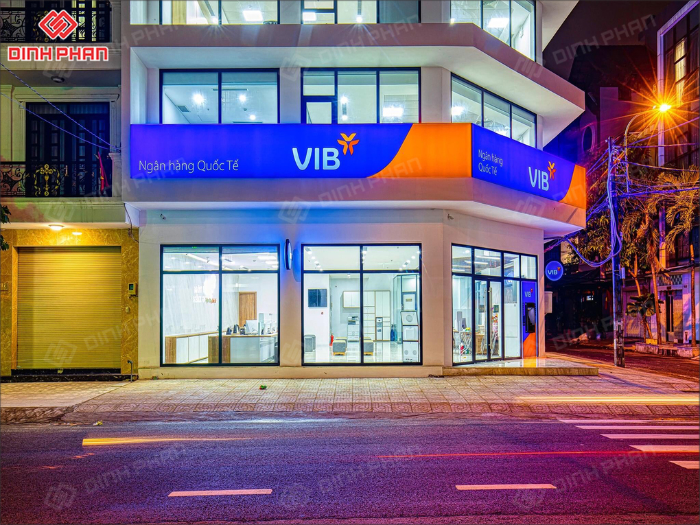 In UV bạt không gân tại Buôn Ma Thuột Bảng hiệu ngân hàng VIB in UV bạt không gân