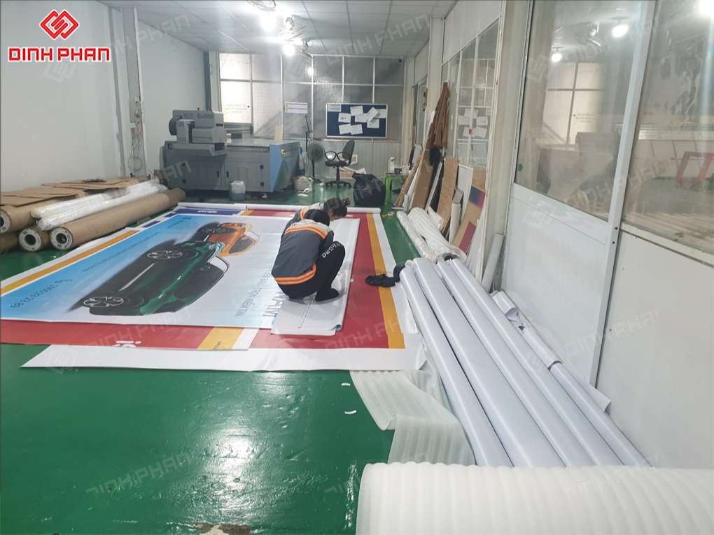 Hình ảnh tại xưởng in 