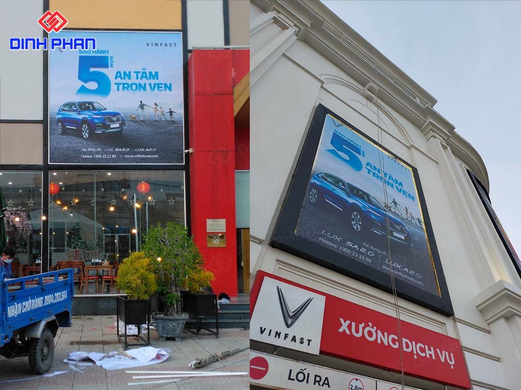 In bạt làm banner, poster quảng cáo