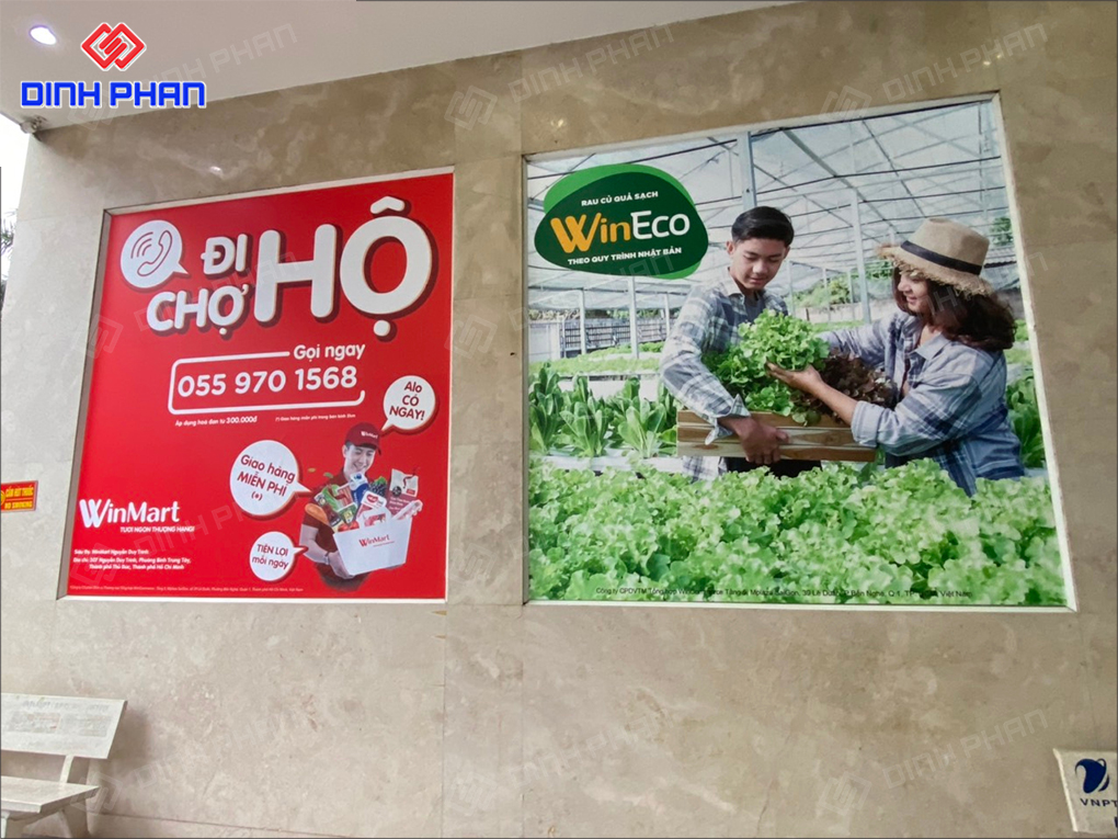 In bạt làm banner, poster quảng cáo