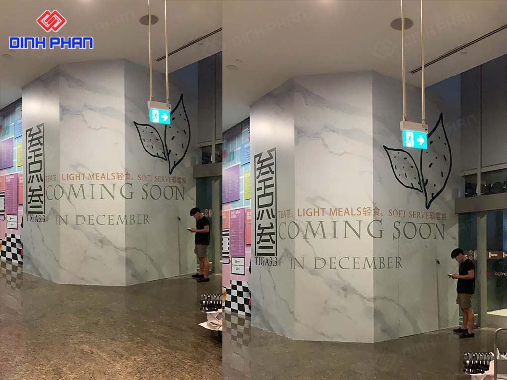 In UV decal tại Buôn Ma Thuột In decal giấy dán tường quảng cáo