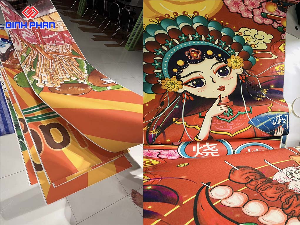 In UV decal tại Buôn Ma Thuột In giấy dán tường trang trí