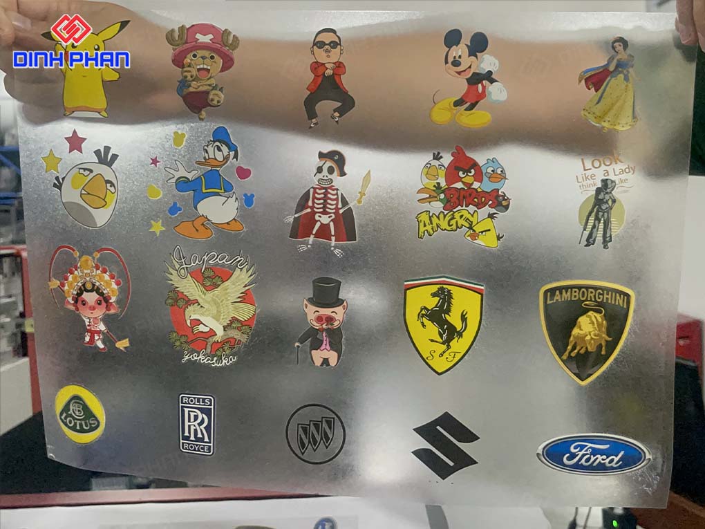 In UV decal tại Buôn Ma Thuột Decal mờ