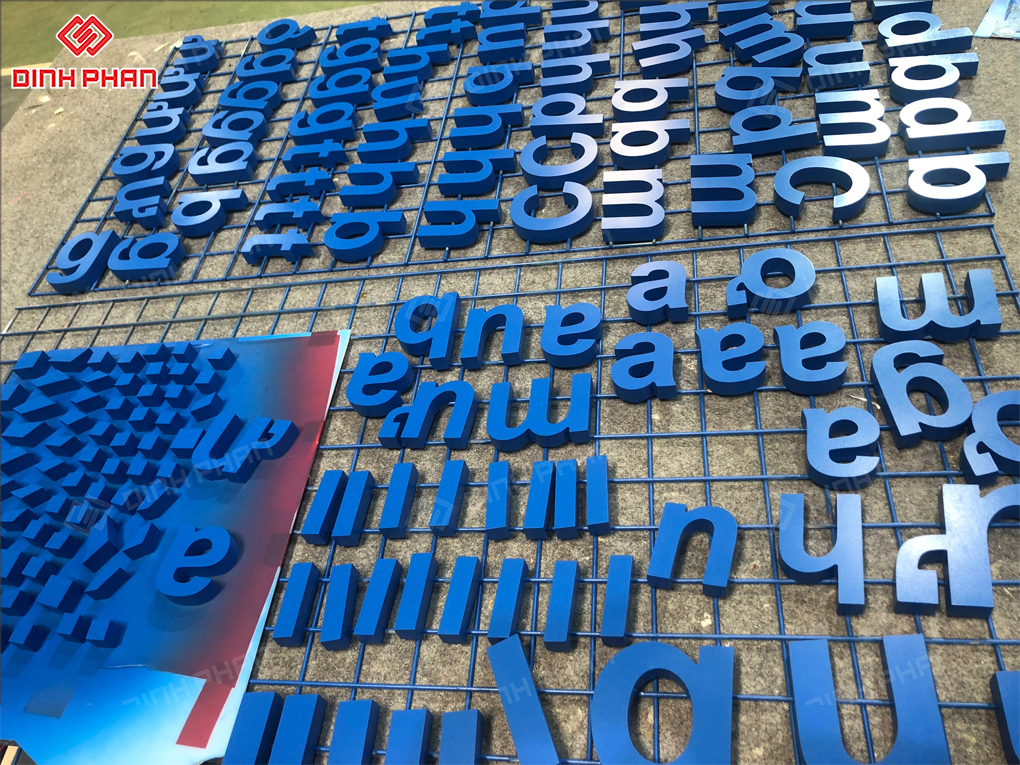 Sơn hấp nhiệt chữ inox