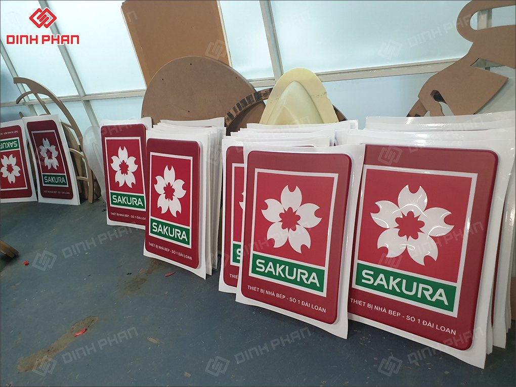 Bảng hiệu hộp đèn Sakura